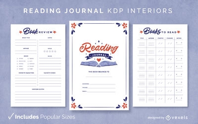 PRINTABLE Reading Log Planner Insert, MAY PAPER CO.