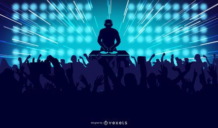 Tanzparty Illustration