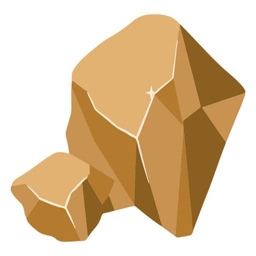 Brillantes rocas del tesoro Diseño PNG