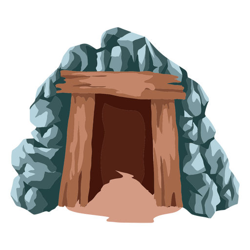 mineração de ouro Desenho PNG