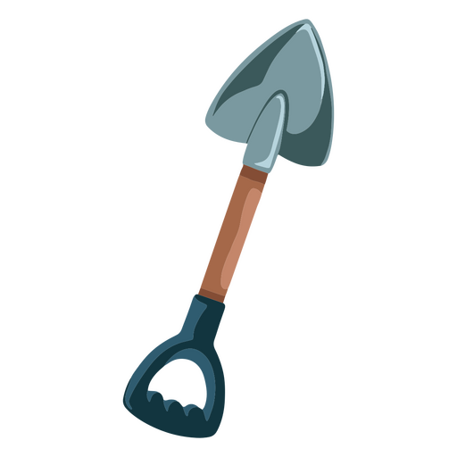 Miner's shovel PNG Design
