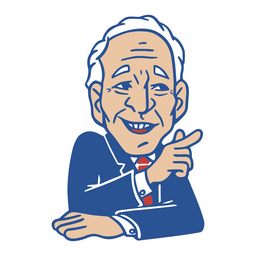 Presidente Joe Biden Desenho PNG