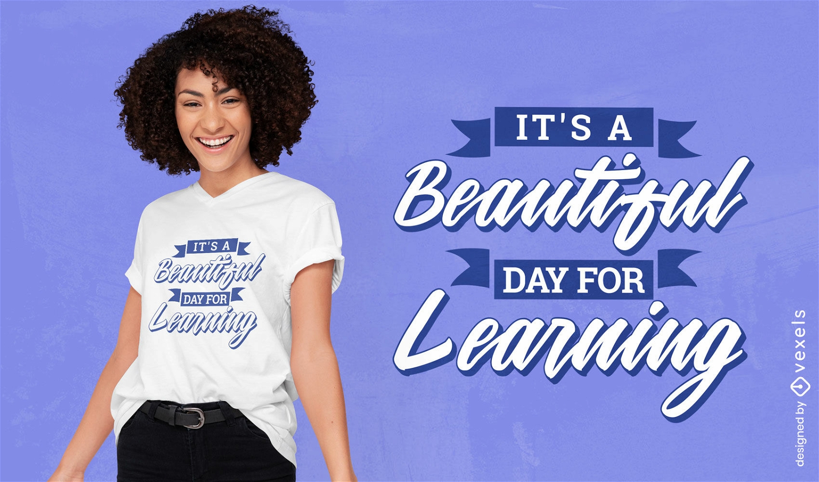Learning motivational quote t-shirt design