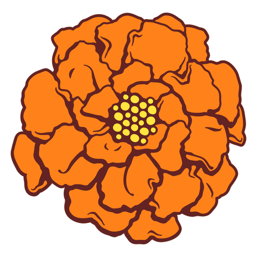 Marigold switch art PNG Design