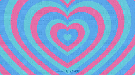 Diseño de fondo de corazón