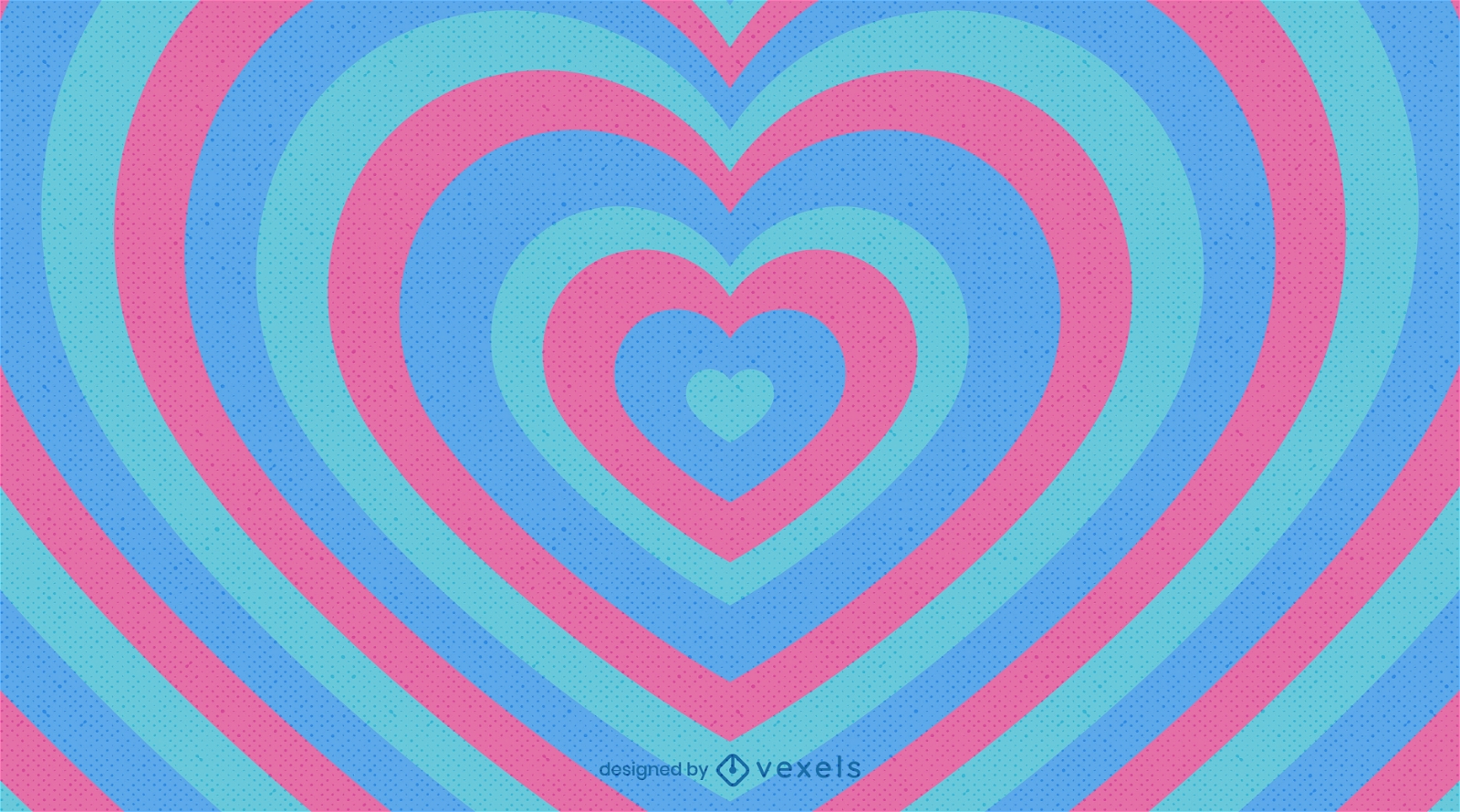Heart background design