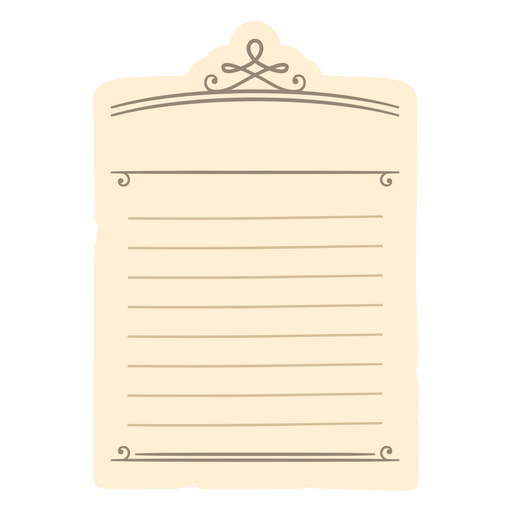 Folha de papel versátil para todas as suas necessidades de escrita e anotações Desenho PNG