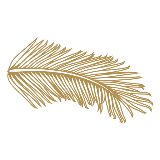Palm frond wall decor PNG Design