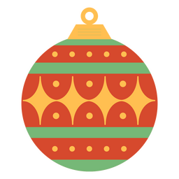 Weihnachtsschmuck aus der Mitte des Jahrhunderts PNG-Design