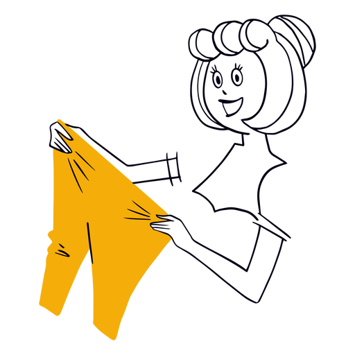 Pantalón de fiesta mujer Diseño PNG