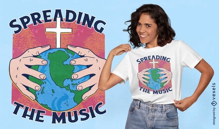 Gospel World Tour t-shirt design