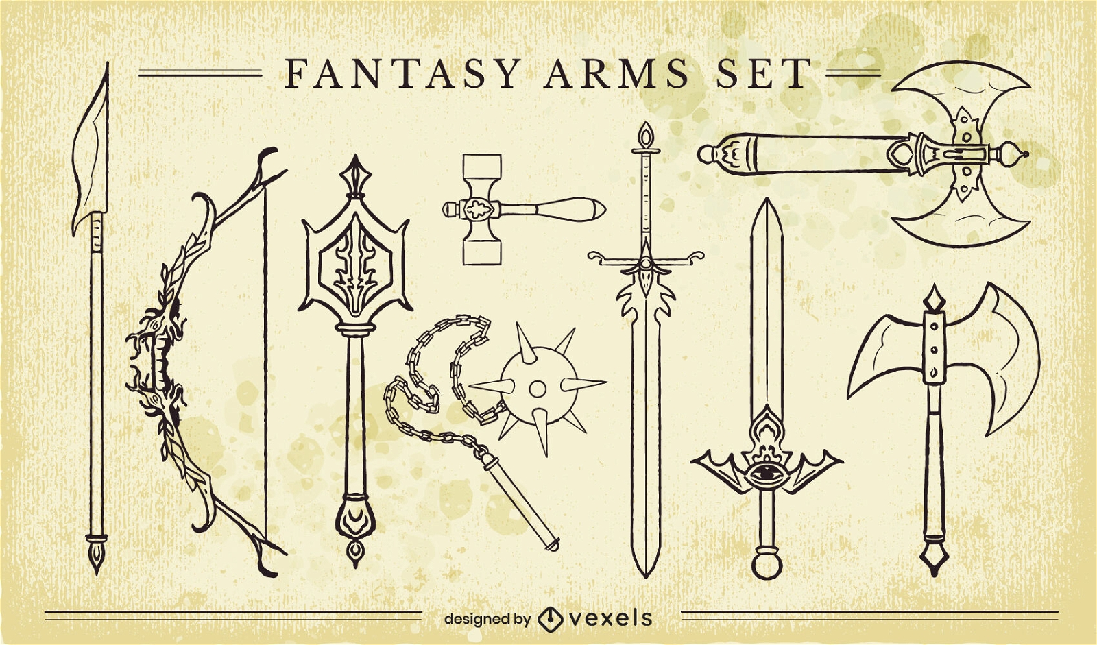 Fantasy arms set