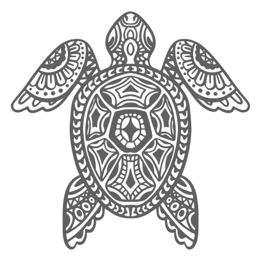Stammes-Mandalas mit Tierfiguren PNG-Design