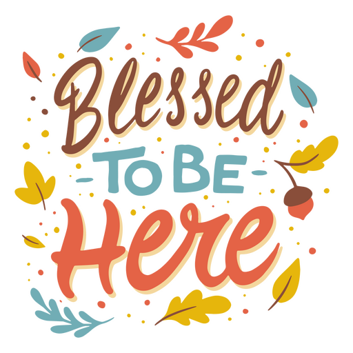 Thanksgiving blessings to share PNG Design