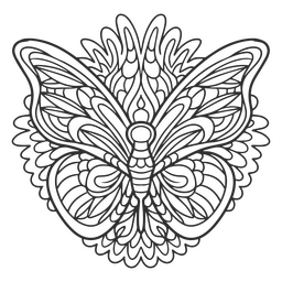 Spiritual mandala with animal symbol PNG Design
