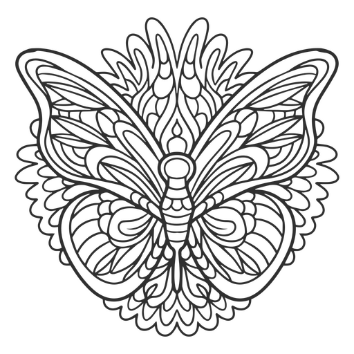 Mandala espiritual com símbolo animal Desenho PNG