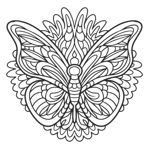 Mandala espiritual con símbolo animal Diseño PNG