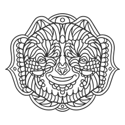 Animal Mandala With Intricate Patterns PNG & SVG Design For T-Shirts