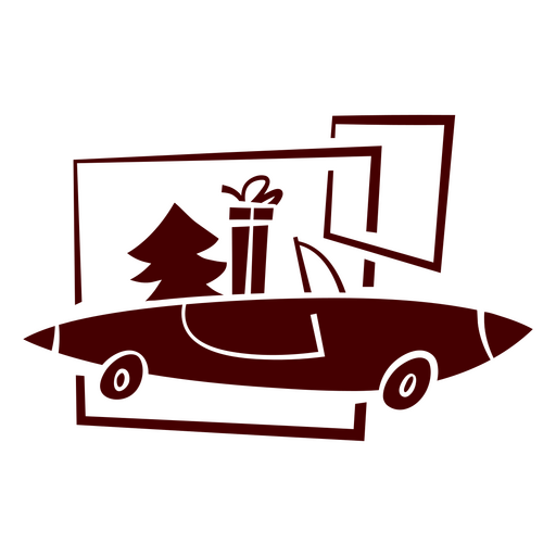 On-demand Christmas tree pickup and delivery PNG Design