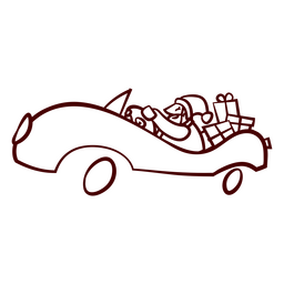 Transporting a holiday tree PNG Design