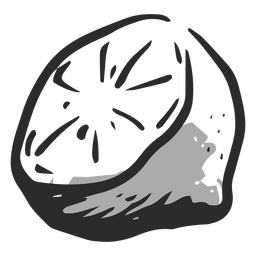 Eichel in kontrastreichem Design PNG-Design