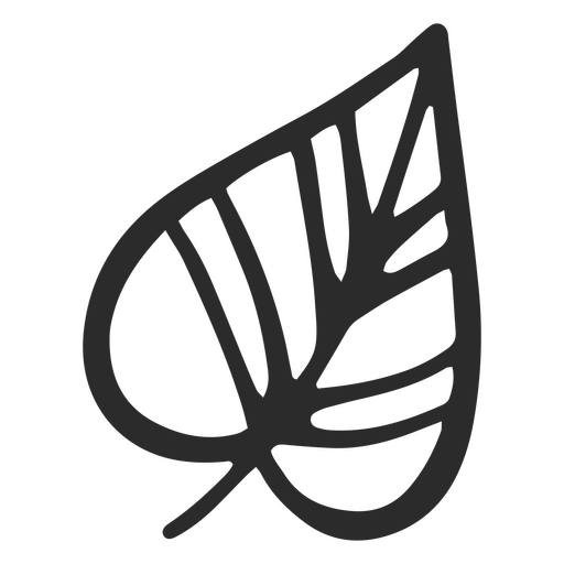 Desenho das veias da folha Desenho PNG