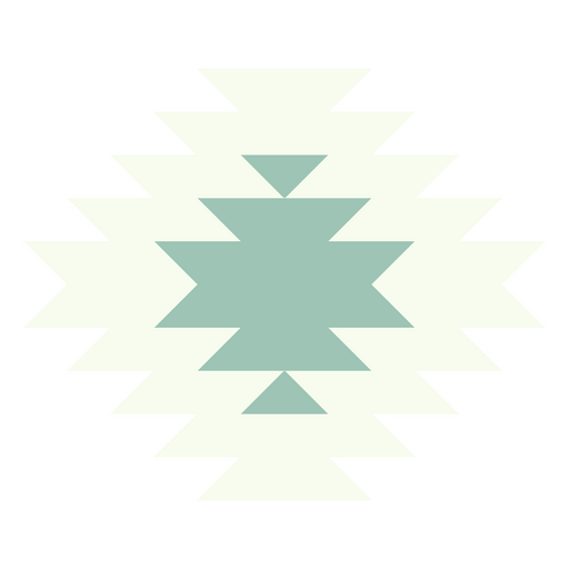 Desenho geométrico de formas verdes Desenho PNG