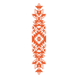 Arte de design de formas geométricas entrelaçadas Desenho PNG