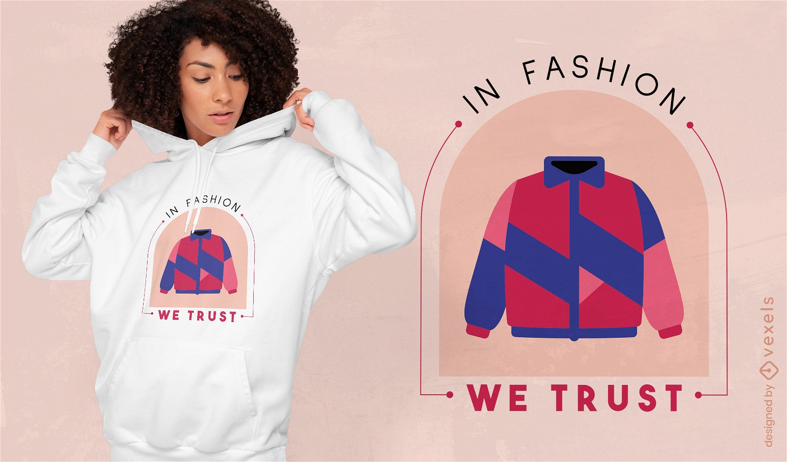 In fashion we trust t-shirt design