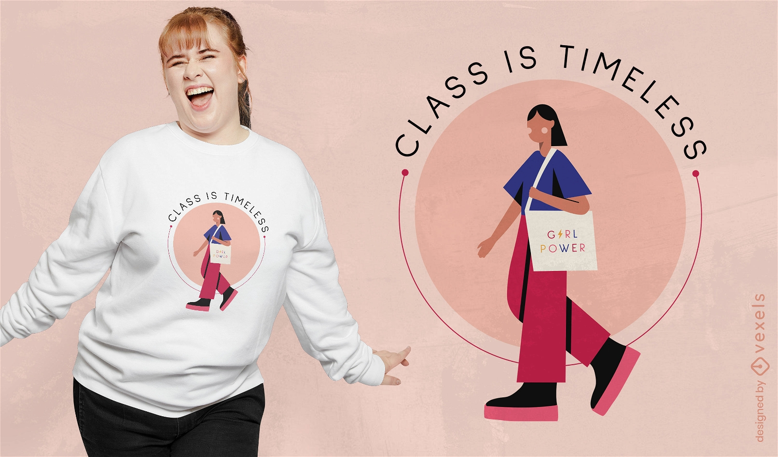 Fashion class quote t-shirt design