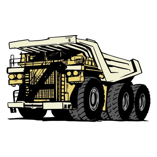 Large-scale construction machinery PNG Design