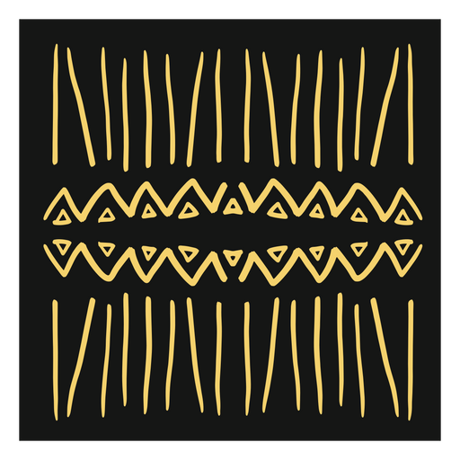 Design geométrico de formas étnicas Desenho PNG