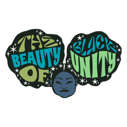 Cita de trazo de color de unidad negra Diseño PNG