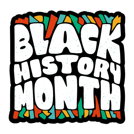 Black history month lettering quotes for unity PNG Design