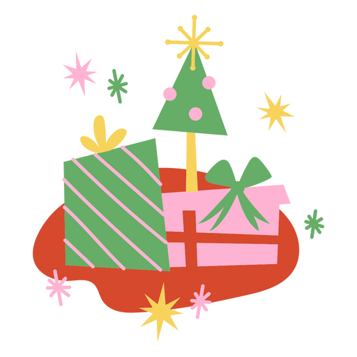 El arte de regalar en Navidad Diseño PNG