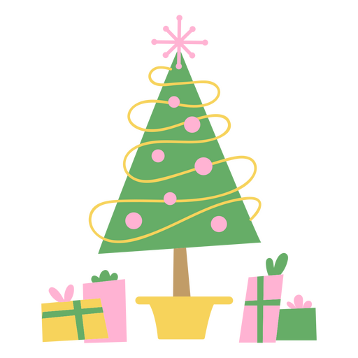 Packen Sie den Weihnachtszauber mit Geschenken aus PNG-Design