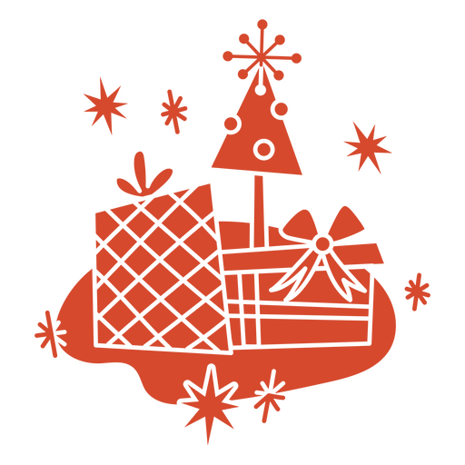 Machen Sie sich bereit, mit Weihnachtsgeschenken zu feiern PNG-Design