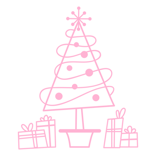 Den Weihnachtszauber mit Geschenken auspacken PNG-Design