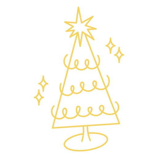 Sharing the wonder of a Christmas tree PNG Design