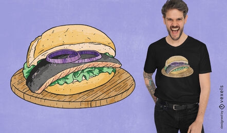 German fish sandwich t-shirt design