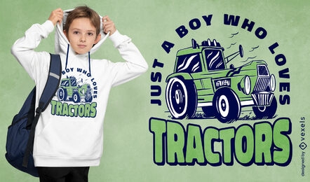 Tractors for kids t-shirt design