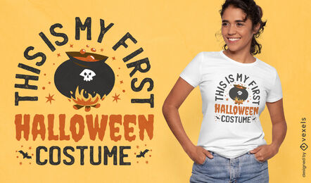 Halloween-Gebräu-Kostüm-T-Shirt-Design