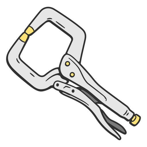 Welding clamp PNG Design