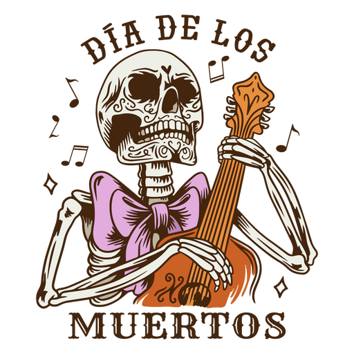 Honrando a tradição mexicana do Dia dos Mortos Desenho PNG