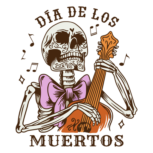 Honrando la tradición mexicana del Día de Muertos Diseño PNG