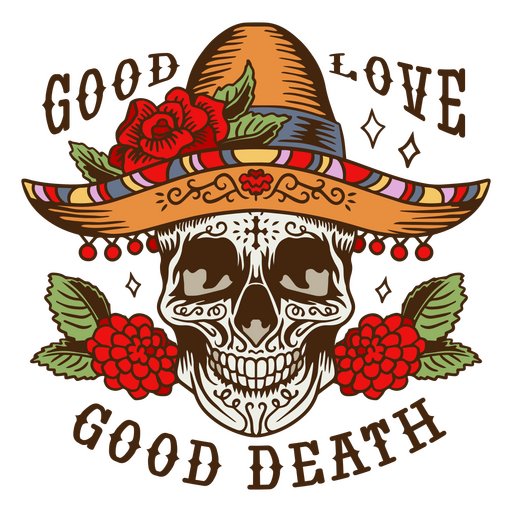 Celebrando la tradición mexicana del Día de Muertos Diseño PNG