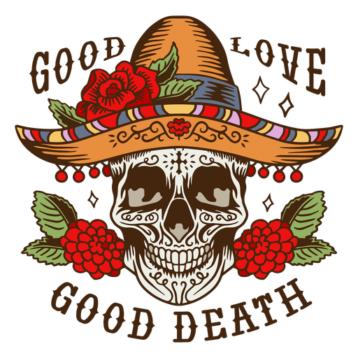 Celebrating the Mexican tradition of Day of the Dead PNG Design
