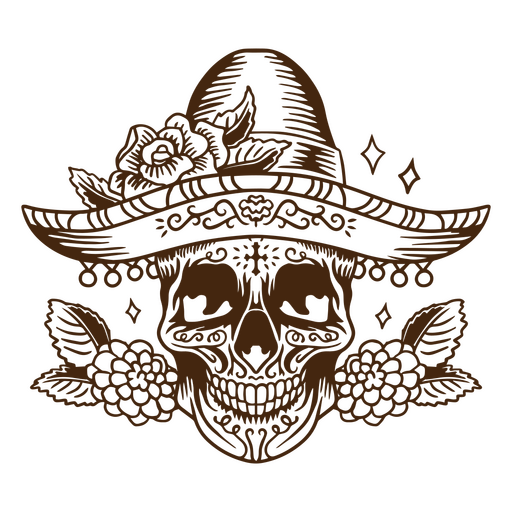 Vamos evocar a tradi??o mexicana do Dia dos Mortos Desenho PNG