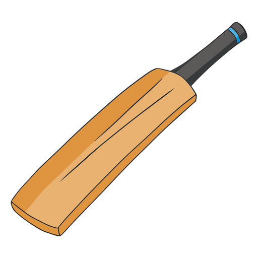 Bate de cricket Diseño PNG
