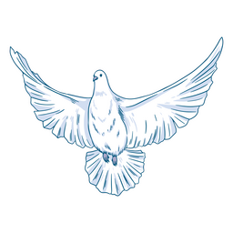 A Dove Spreading Its Wings PNG & SVG Design For T-Shirts